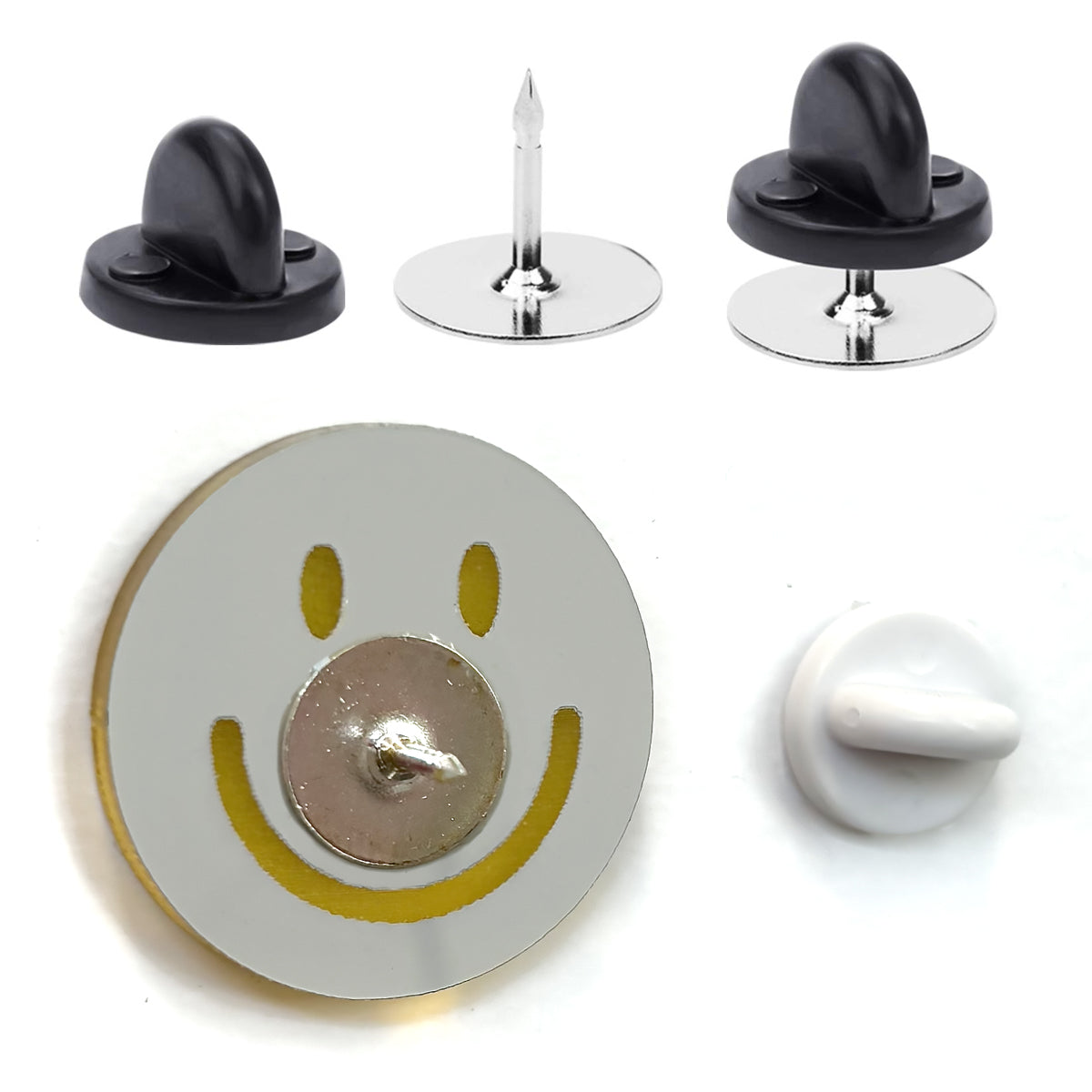 Smiley pin