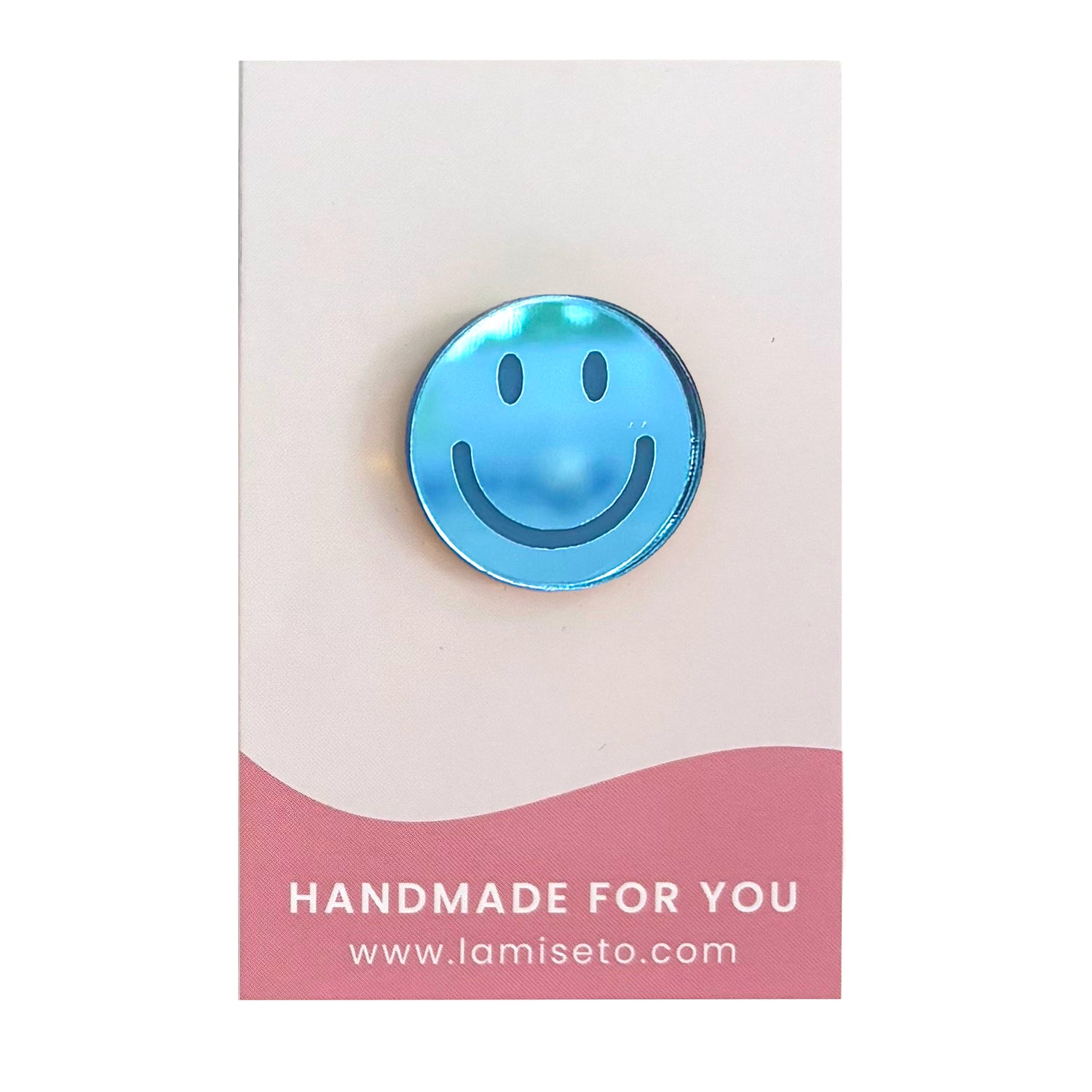 Smiley pin
