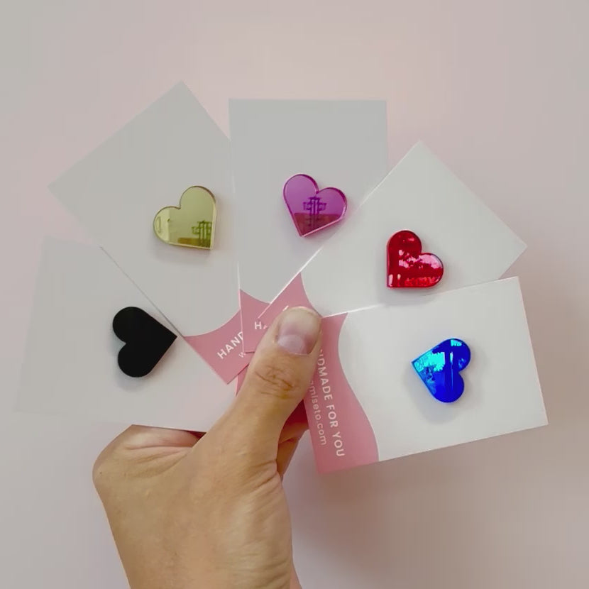 10x hartjes pins – kleurrijk en origineel cadeau voor de feestdagen!