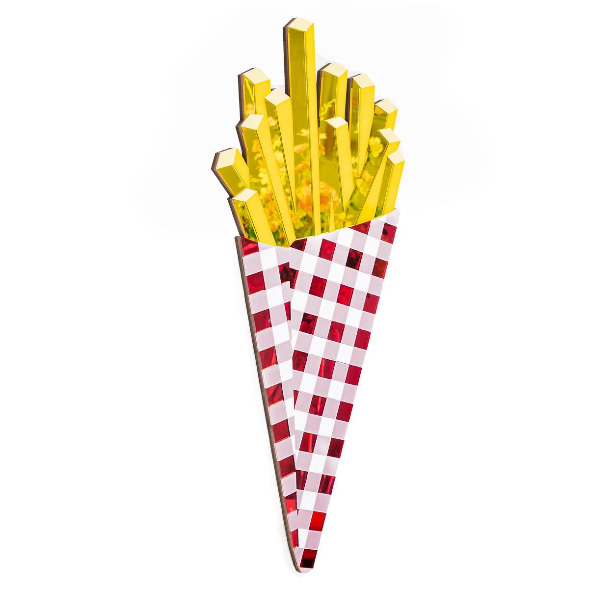 Mirror Shape Fries before guys - La Miséto