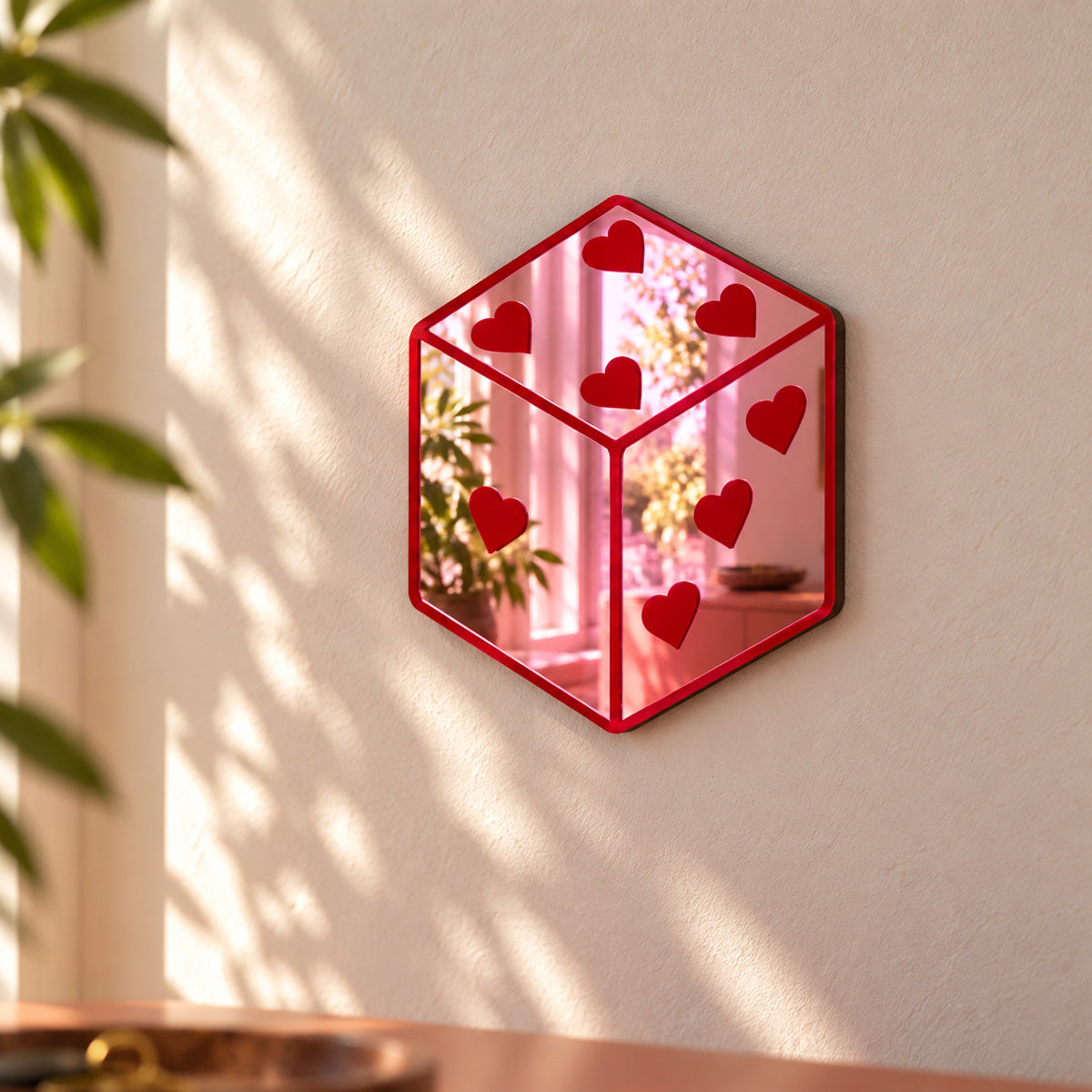 Lovely Dice mirror