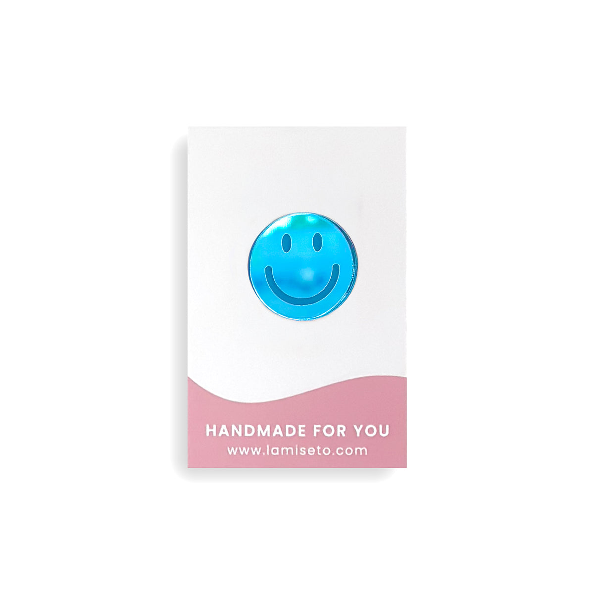 Smiley pin