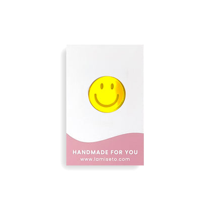 Smiley pin