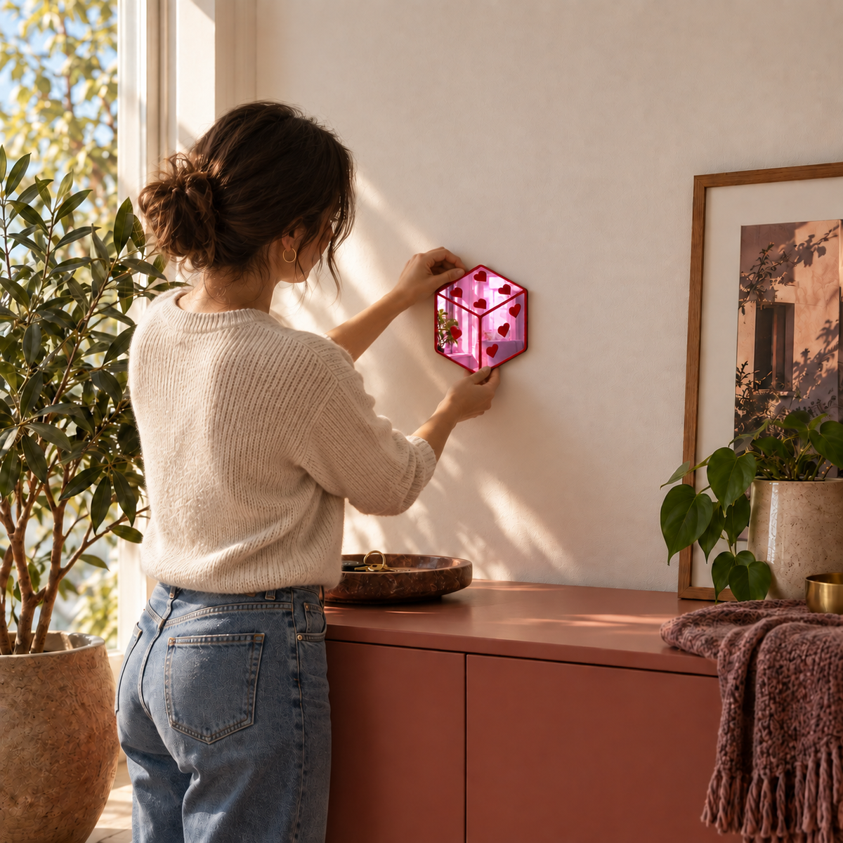 Lovely Dice mirror