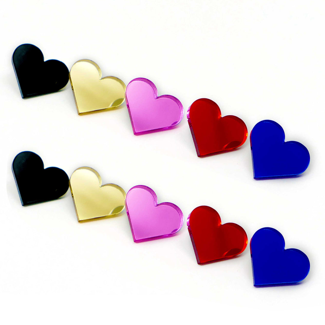 10x hartjes pins – kleurrijk en origineel cadeau voor de feestdagen!