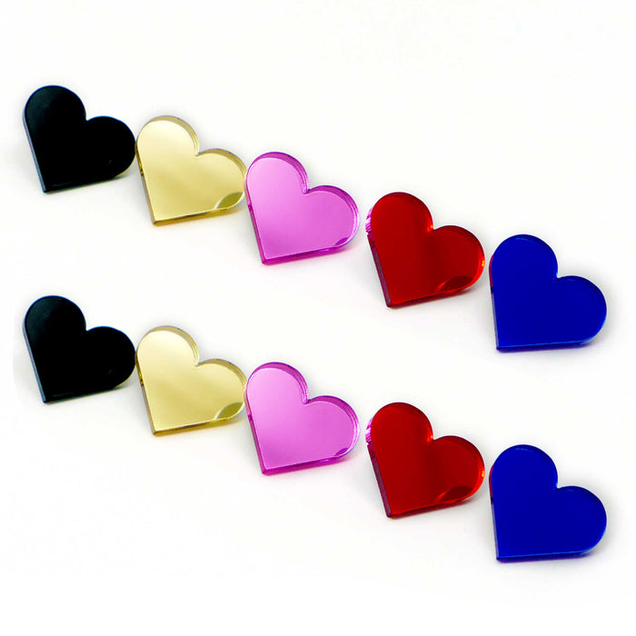 10x hartjes pins – kleurrijk en origineel juffencadeau