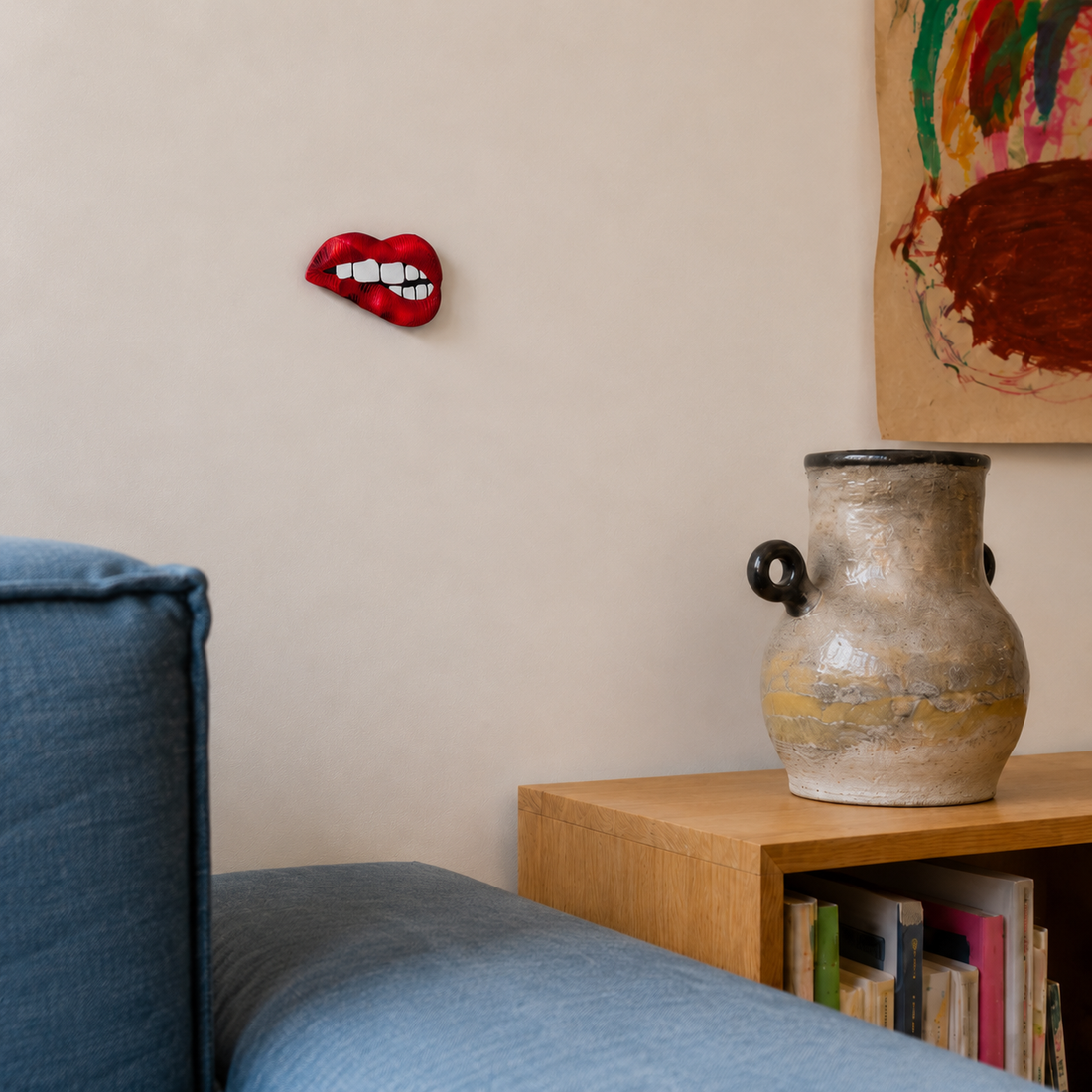 Art mural portable Mords-moi