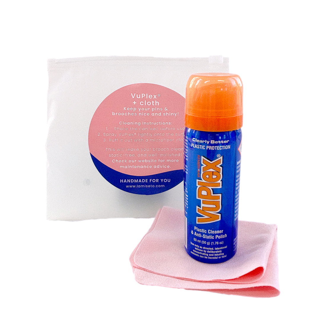 Schoonmaakset pins & broches